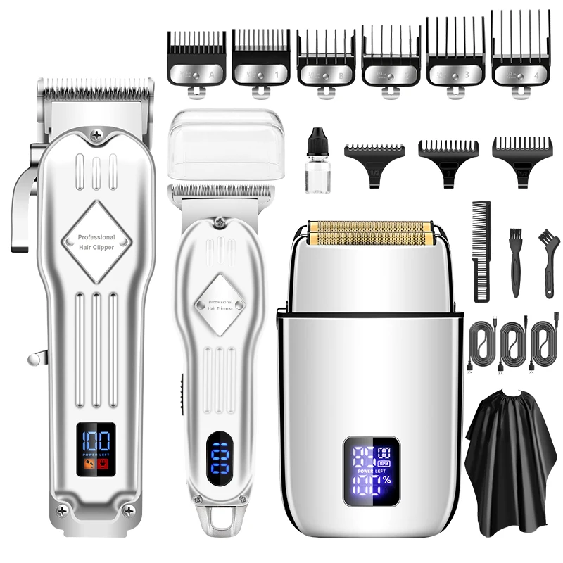 PSB 3 In 1 Hair Grooming Set Hair Cutting Sculpting Shaving Accessories Electric Shaver Hair Trimmer & Clipper