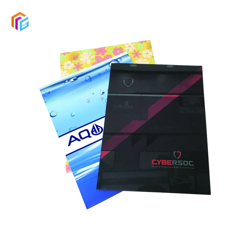 Custom Logo Design Print Document Paper Presentation Folders A4 File Folders With Pockets