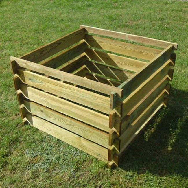 Best Selling Product Outdoor Wooden Compost Bin Garden Recycling Waste Compost