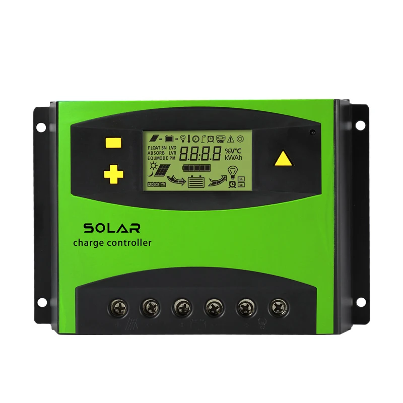 High effciency 99% 12V/24V/48V 60A PWM display solar charge controller regulator