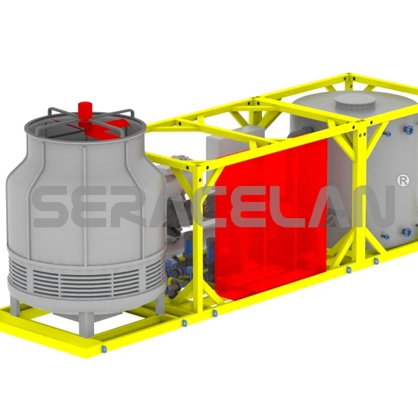 Все в одном промышленный охладитель с водяным охлаждением охладитель с водяным баком и водяным насосом