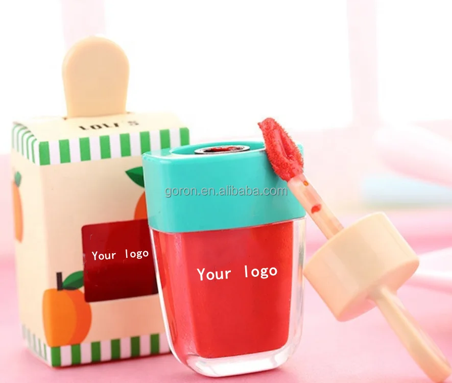 OEM Wholesale Ladies Ice Cream lip gloss Custom logo daily moisturizing lip glaze