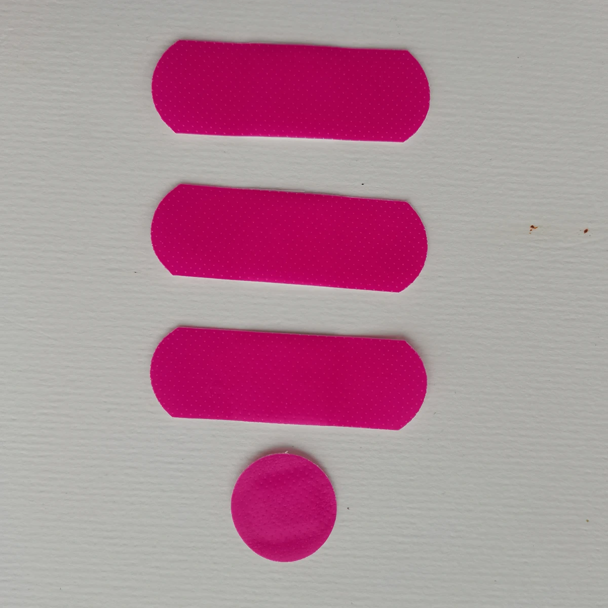 CE factory price medical custom flex bandaids printed round band aids with different size and color custom band-aid