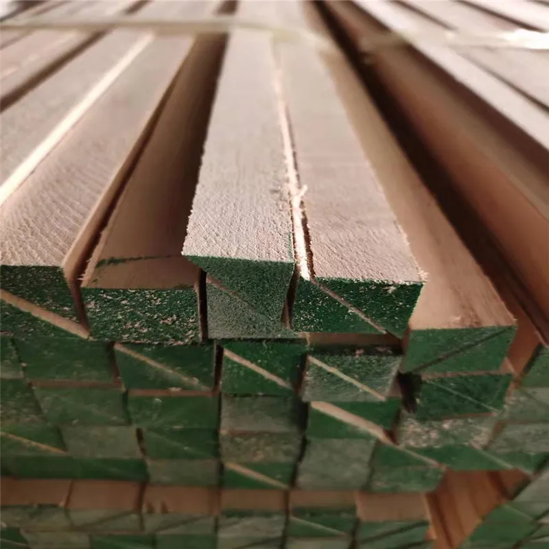 Paulownia Wood Chamfer Strips Batten Board Sawn Timber Strip