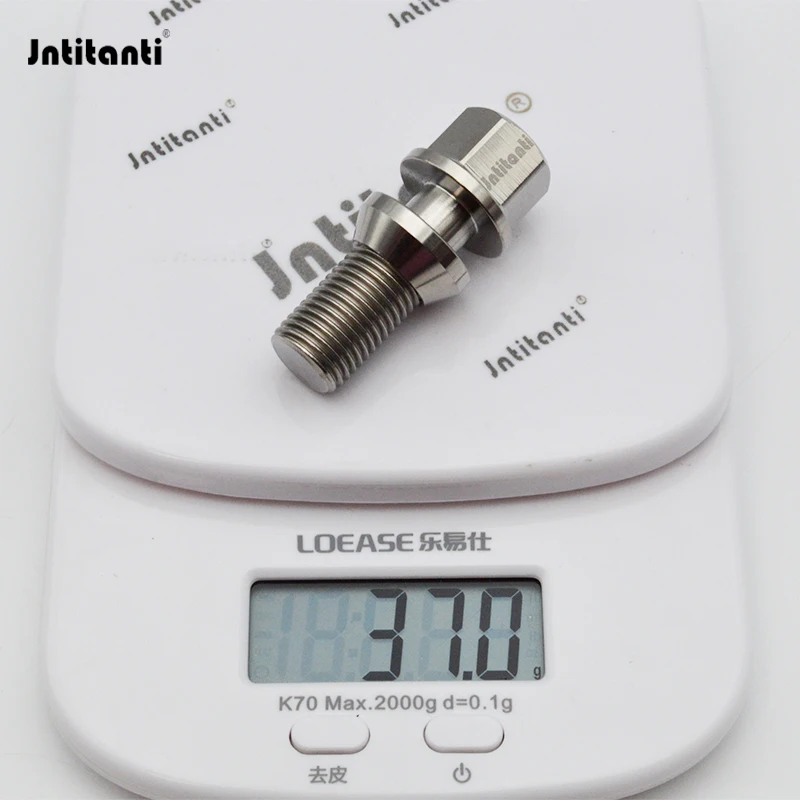 Custom Gr.5 Titanium Alloy  14x1.5 PCD Variation Wobble Wheel Bolts Fit 5x114 Wheels on 5x112 Car Wheel Bolt M14*1.5*28mm