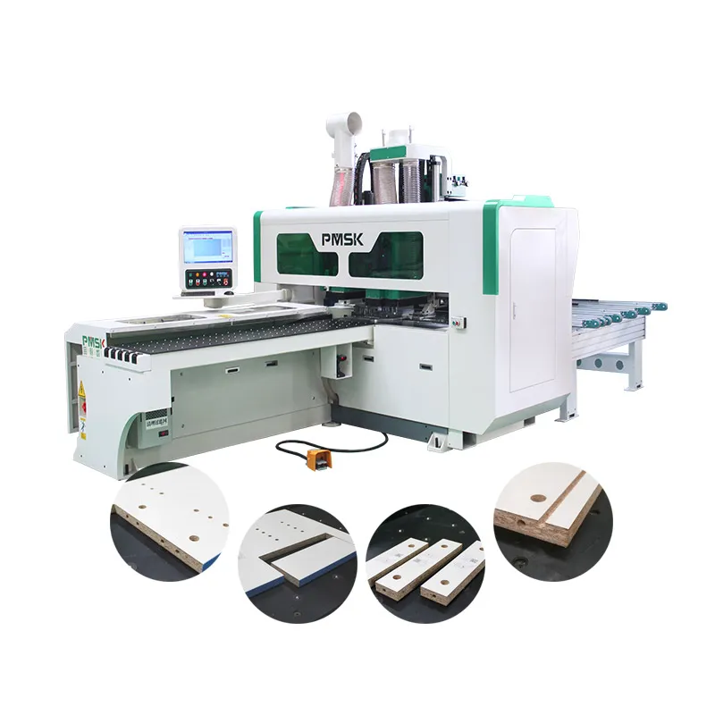 Cabinets Furniture Door Six Side Drill Mill Boring Machine Woodworking Cutting 6 Sides Cnc Wood Drilling Machine For Panel Hole