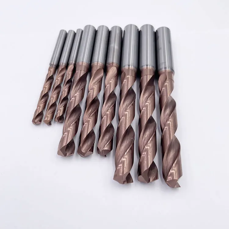 Tungsten Carbide Twist Drill for CNC Machine Tools drilling hole Micro Drill Bit For Steel, Copper, Brass, fresa