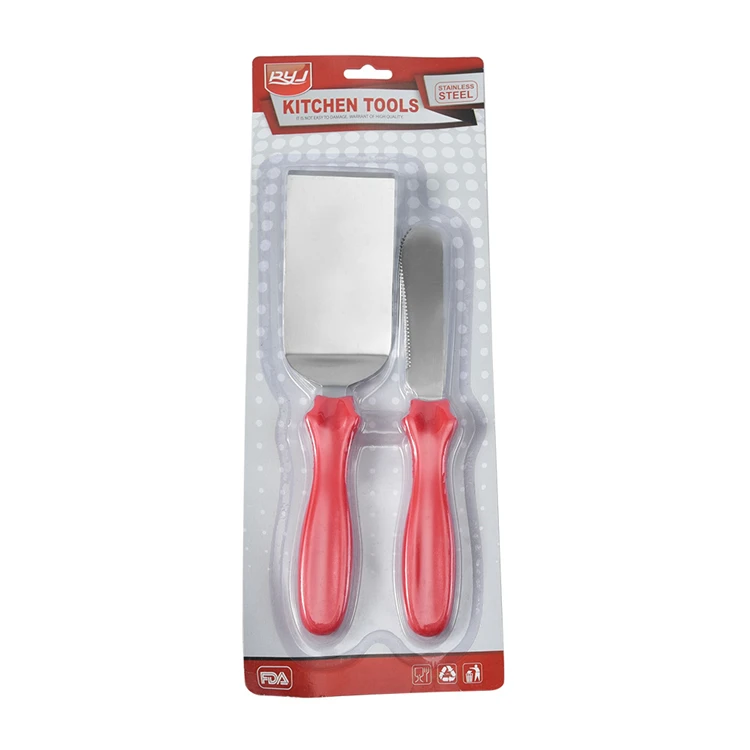 
Home Kitchen Utensils Stainless Steel Cake Cream Spatula Pizza Cutter Cheese shovel Knife butter Jam scraper baking tools set 