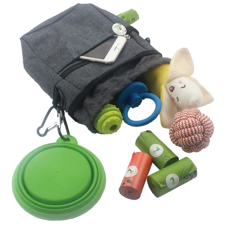 
multifunction waterproof easy carry travel pet dog training bag 