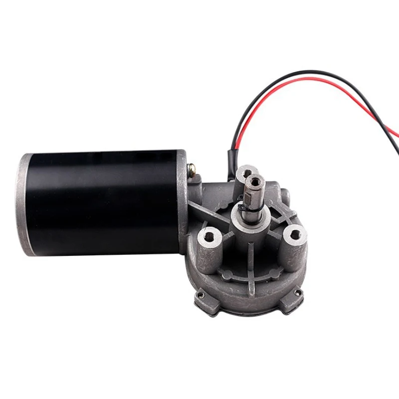 low rpm geared dc motor 12v 24 volt 50nm 50w 80w 100w reducer gear box motor