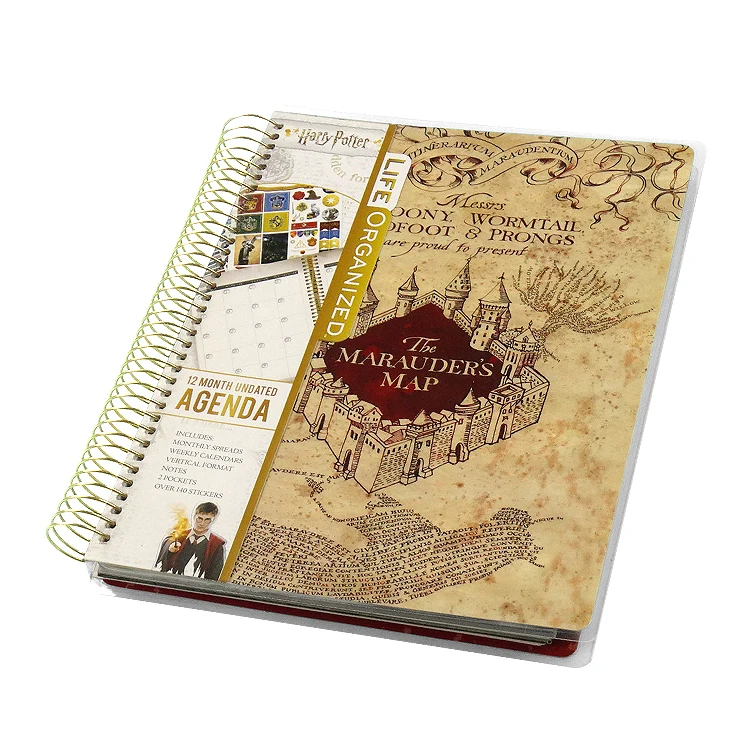 Нетронутый А5 точечный жесткий чехол из искусственной кожи индивидуальный Еженедельный ежемесячный ежедневный академический дневник благодарность журнал блокнот планировщик