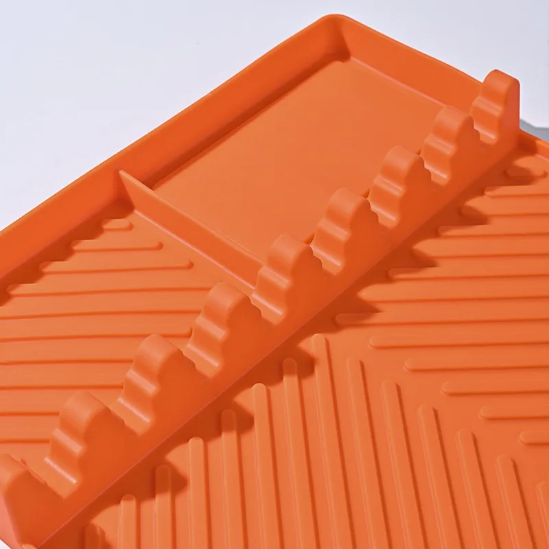 silicone grill pad for outdoor grill side shelf mat for blackstone silicone grill mat for blackstone