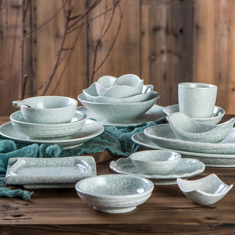 Фарфоровые фарфоровые наборы посуды для ресторана отеля высококачественные китайские предметы домашнего обихода