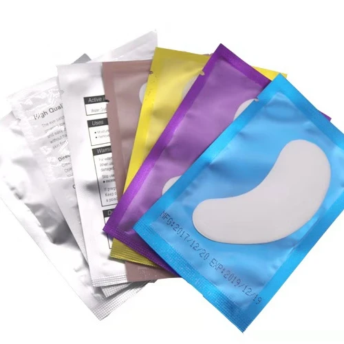 
50pairs/pack New Paper Patches Eyelash Under Eye Pads Lash Eyelash Extension Paper Patches Eye Tips Sticker Wraps Make Up Tools 