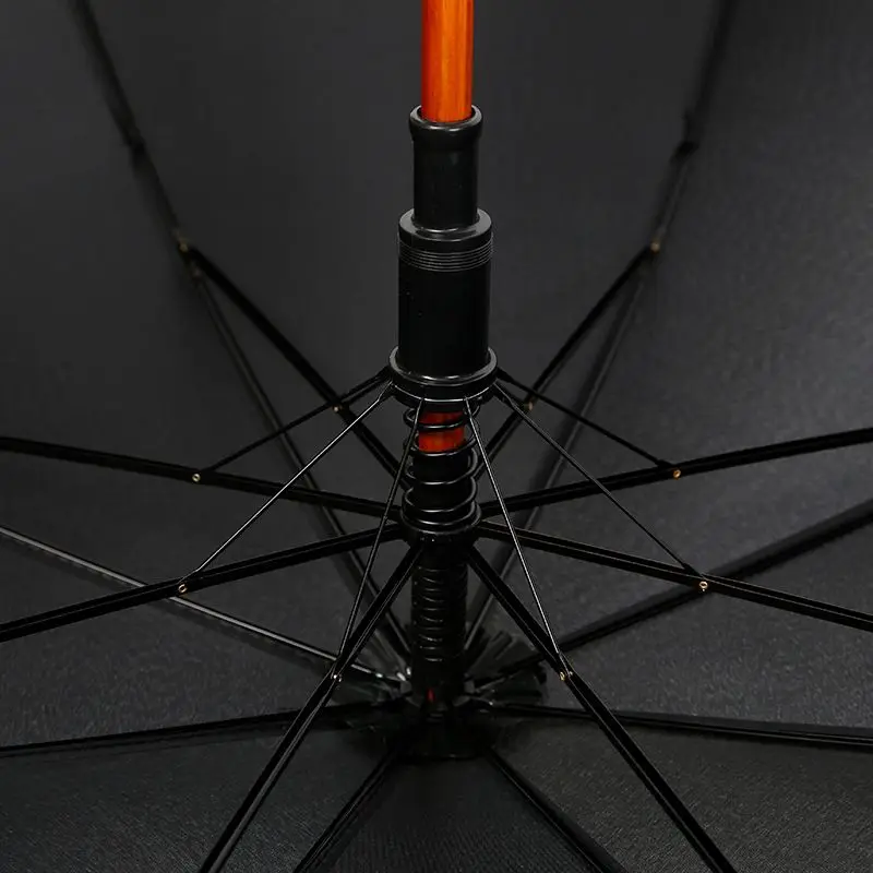23 inches customized wooden shaft auto open straight umbrella