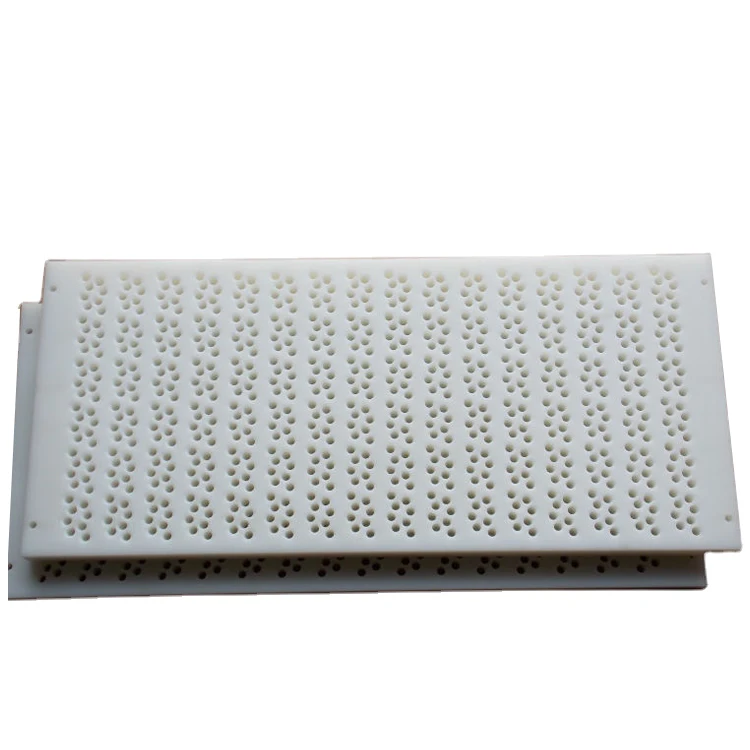 round hole punching plate wear resistance Perforated HDPE UHMWPE Plastic Plate with holes