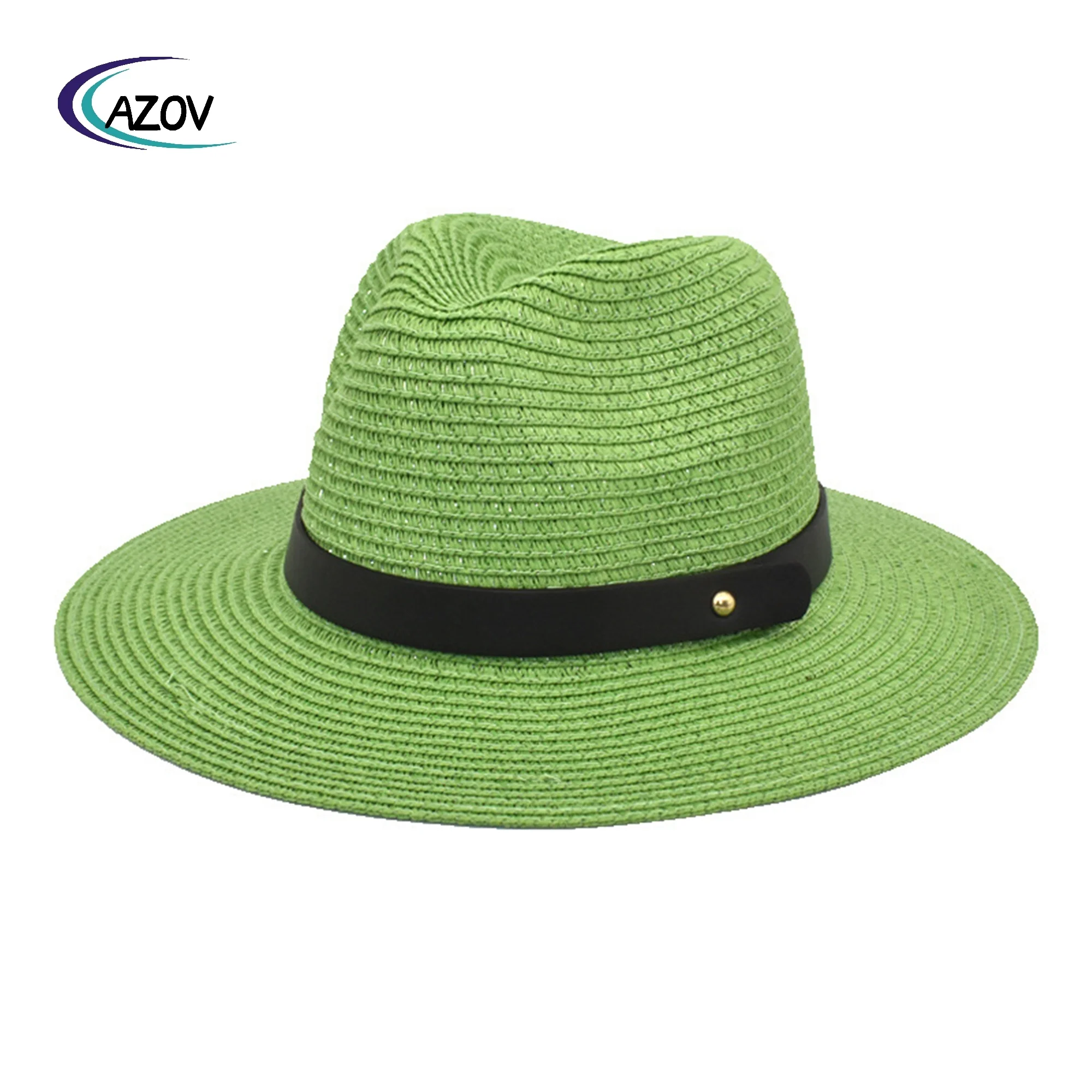 Hot Sale Spring Autumn Paper Straw Hat Panama Baby Boy Girl Summer Plain Brim Outdoor Sun-Shade Sun Protection Top Hat
