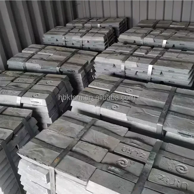 Manufacturer Direct Selling High-Quality 99.99% Low-Cost Zinc Ingot Zinc Alloy Ingot