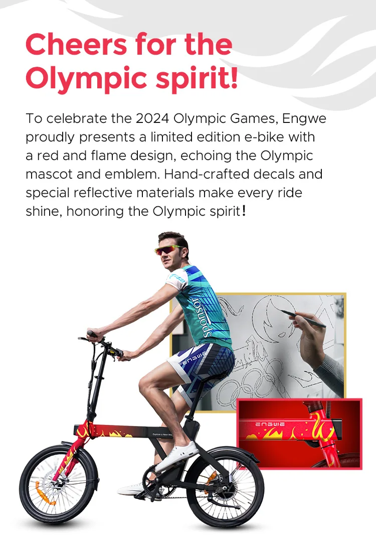 engwe p20 electric bike limited edition Lightweight commuting Foldable Teenage Bike 250w Mini Electric Bike 20inch Torque eBike