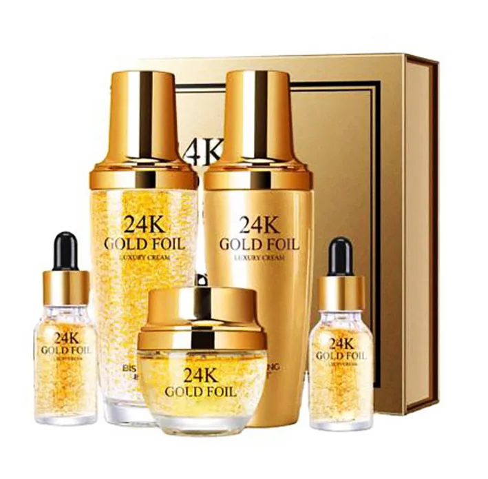 Anti Age Face Serum For Skin Care Repairing Private Label 24k Gold Serum Whitening