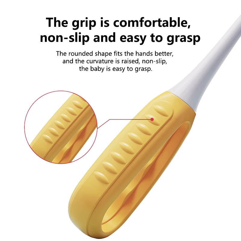 3 Sided Toothbrush Three Bristle Toothbrush Training Toothbrush for Baby Kids