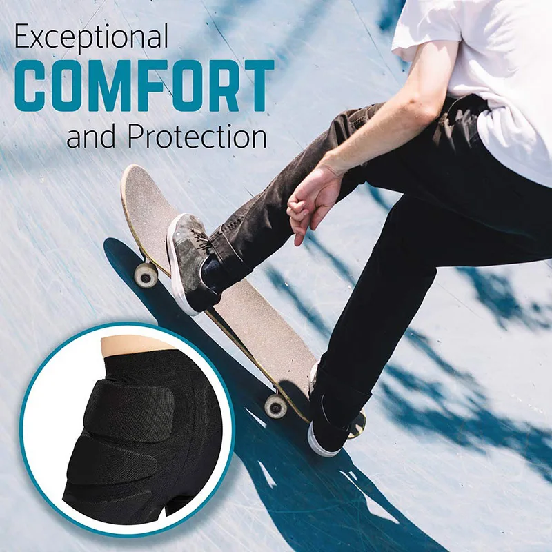 Snowboard Skate Ski 3D Protection Hip Butt Tailbone Padded Protective Shorts