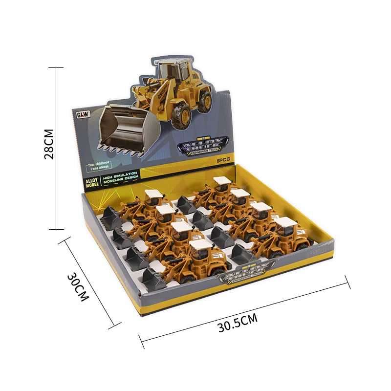 1:55 Scale Mini Metal Machines Forklift Trucks Diecast Models For Kids