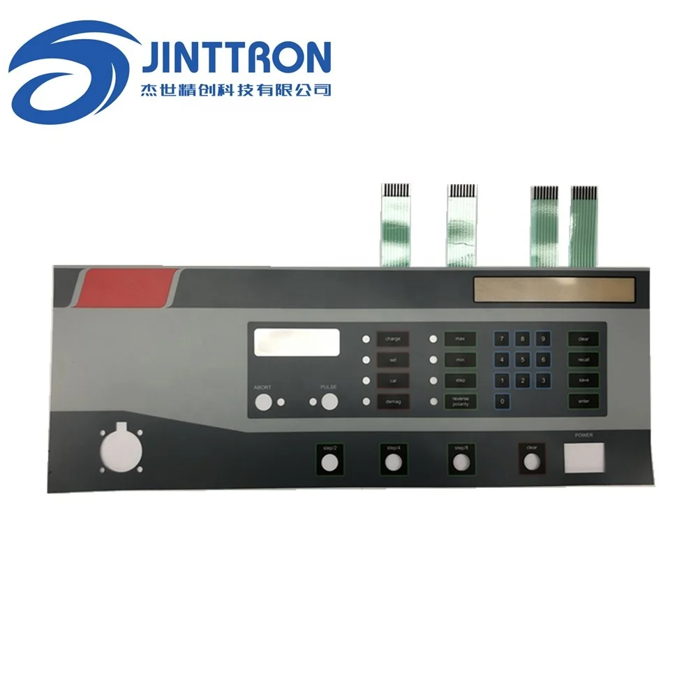 Keyboard membrane PET tactile metal dome overlay keypads control panel membrane switch customized