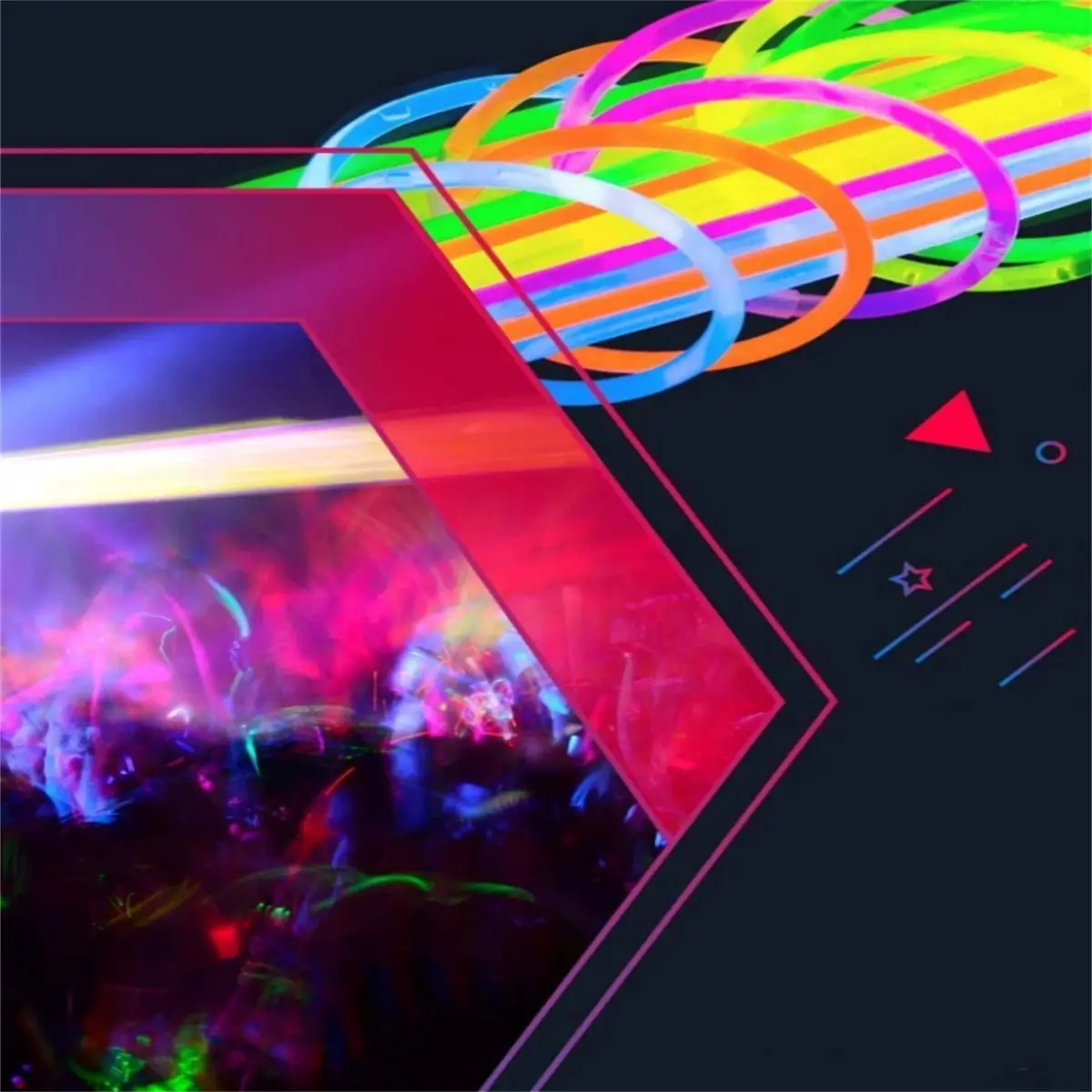 Celebrate In Style! Glow Stick Set For Memorial Day Parties, Kids And Adults