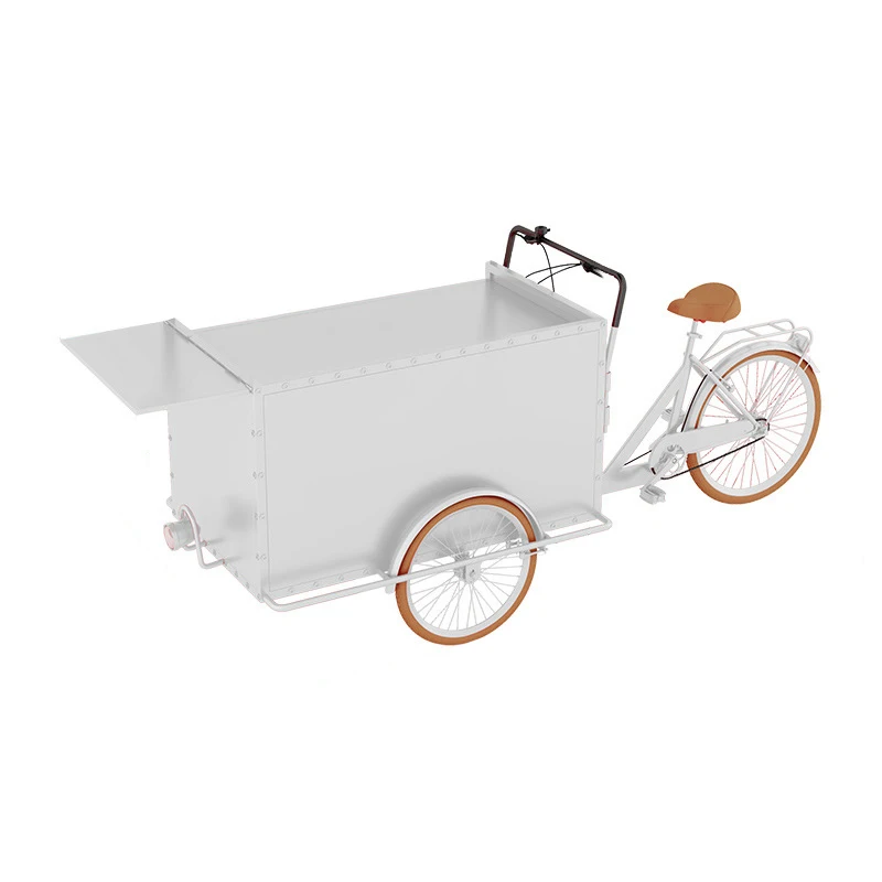 Tricycle Stand Night Market Promotion Mobile Creative Stall Display Flower Sales Car