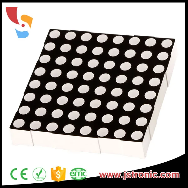 60.2*60.2mm Size 2.3 inch 23881 Bi-Color 5mm big 8x8 Dot Matrix Module LED Display