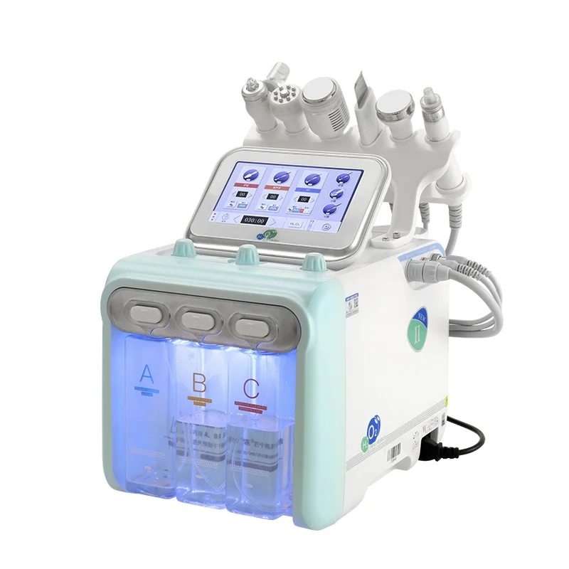 2021 Sales Multi-functional H2o2 Hydrafacials Beauty Machine High Frequency Microdermabrasion For Skin Rejuvenation