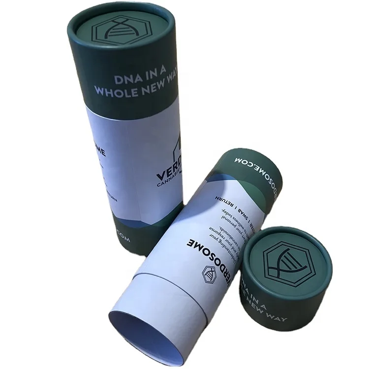 
Custom printed cylinder round cardboard tube box paper tube packaging cylindrical craft paper tubes with lids 