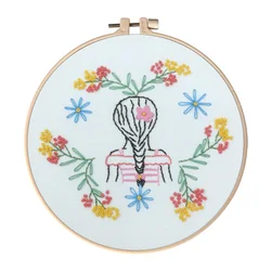 Hand Embroidery Orna Diy Cross Stitch Kit Print Hand Embroidery