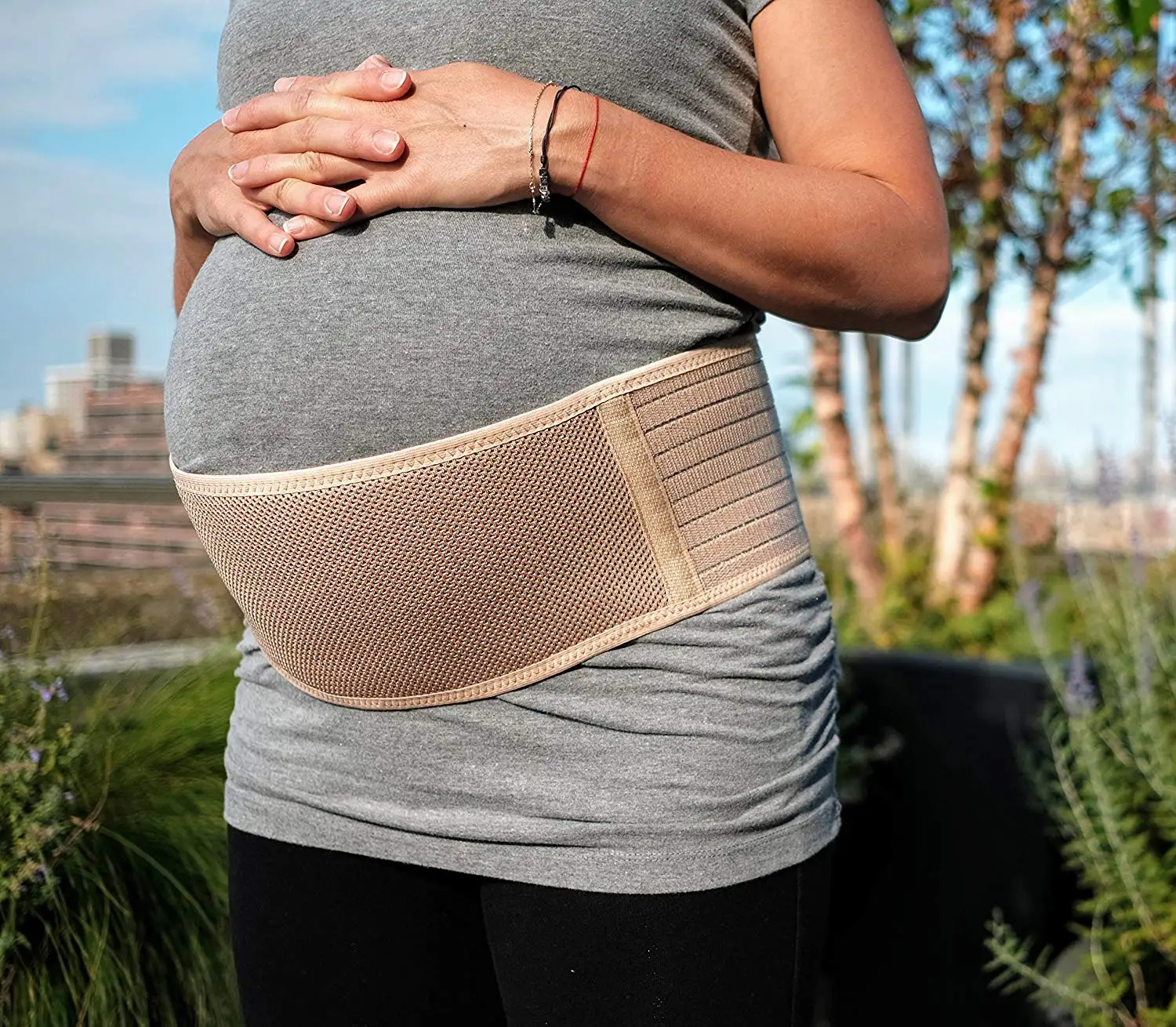 Adjustable Maternity Belt Pregnancy Support Elastic Belly Band Abdominal Binder Support