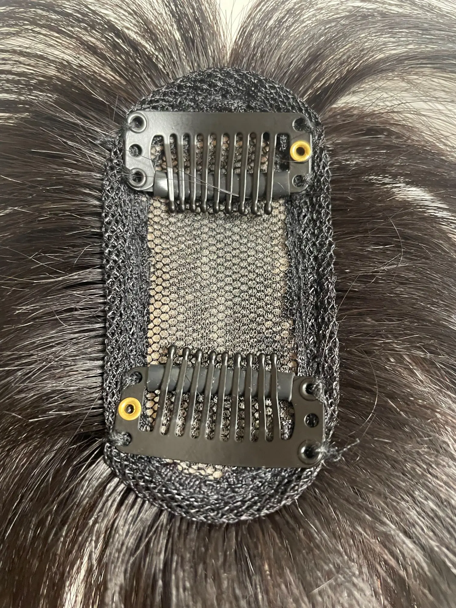 3D Silk Base Long Fringe Hair Pieces for Women Bangs Clip