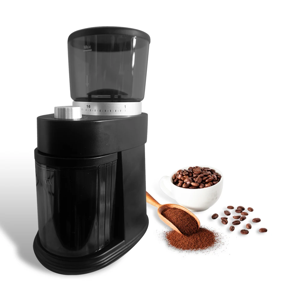 Household Use Automatic Vertical Home Bean Milling Grinding Machine Electric Small Commercial Burr Espresso Coffee Mill Grinder