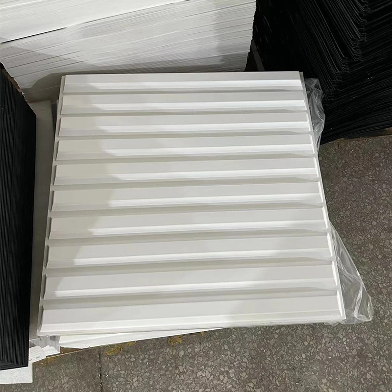 Wholesale Price Walls Decorative Waterproof Paintable 3D PVC Wall Panels laminas de pvc para paredes