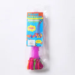 outdoor party kids adult game 111pcs quick fill reusable latex water balloon