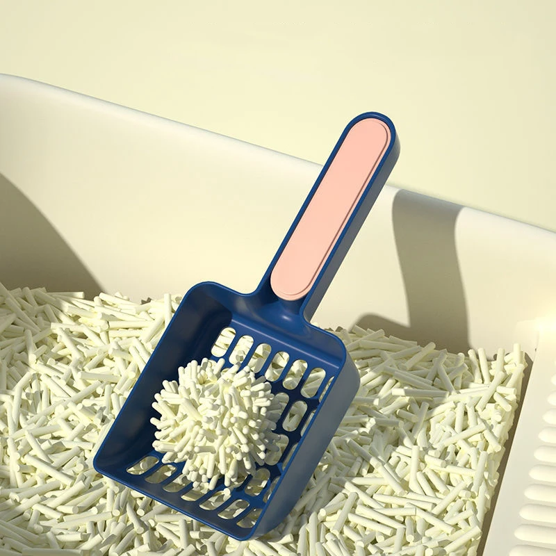 2023 Reusable Cat Litter Box Sifting Green Square Shape Cat Toilet Anti-splash Litter Tray Large Space Cat Litter Box