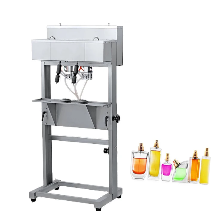 Hot Sale Automatic Double Nozzles Perfume Filling Machine Liquid Vacuum Quantitative For Toilet Florida