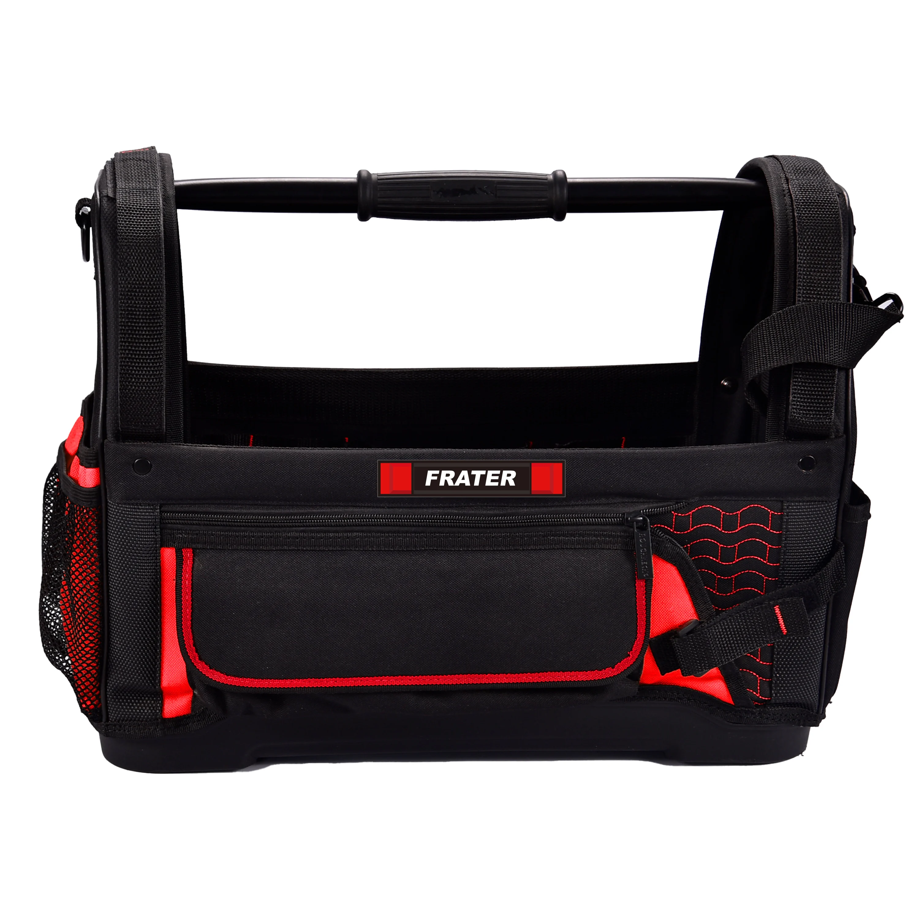 
Frater Jurong Wholesale 18Inch OEM Open Larger Capacity Tool Tote Bag With Tubular Handle For Tool Bags Electrician 