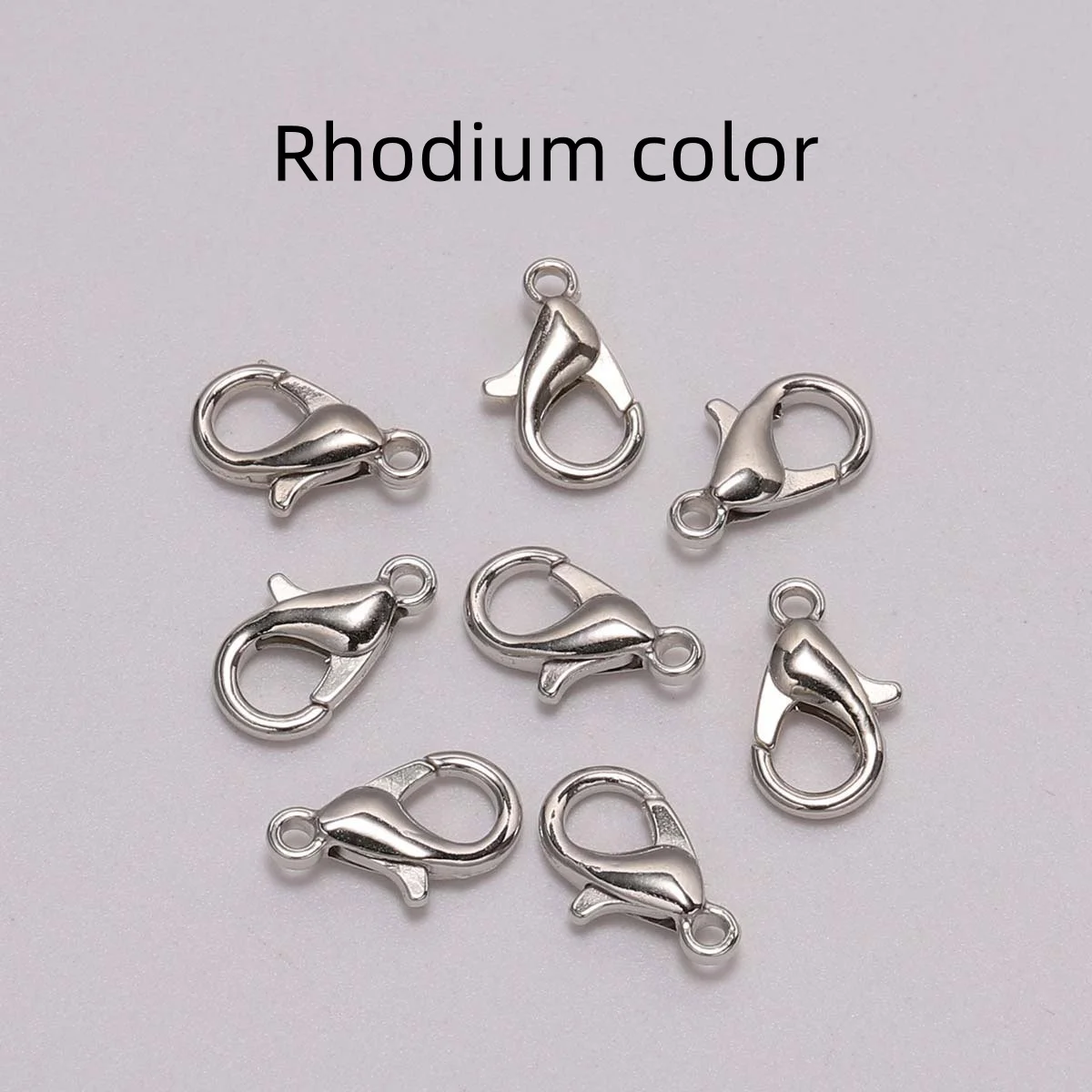 Color retention Lobster Claw Clasp alloy metal clasp for leather bracelet Jewelry Findings