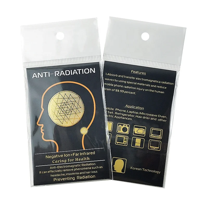 Against EMF Protection EMR Round Scalar Quantum Shield Anti Radiation Sticker Quantum Shield For Phone