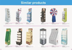 greeting cards retail display rack, cards shelf display stand ,supermarket shelf cardboard floor display