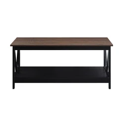 black sofa center tea table modern wood coffee table for living room furniture