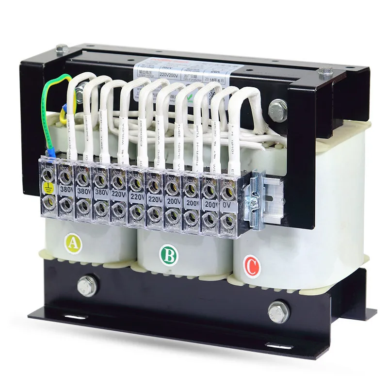 Isolated Power Transformer with 220V 110V 440V Output Coil Shape Flyback Topology 50Hz Frequency 230V/240V Input for Power Step