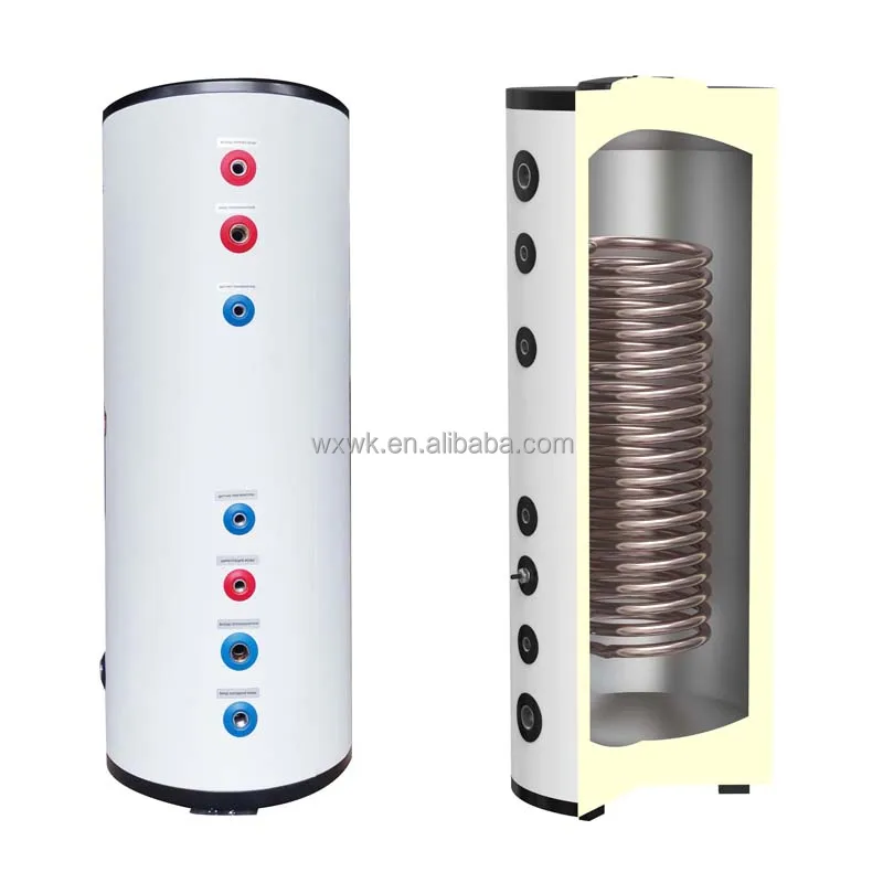 Wankang 200L SUS304 газовый котел из нержавеющей стали Электрический резервуар для воды санитарный DHW хранения горячей