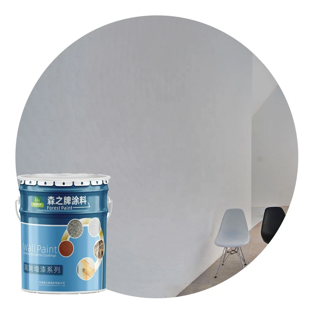 Forest fresh odor silk emulsion wall latex paint low VOC more coverage