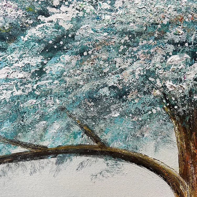 Wholesale 180X70CM 100% Hand Painted Living Room Home Decor Gift Abstract decoration Tree oil painting